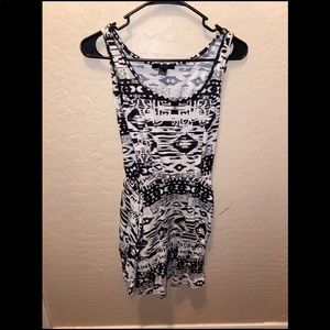 Black and white dress